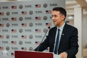 Today, #HumphreyAlumni from Kosovo marked the program's 45th anniversary by participating in the Global Policy Series